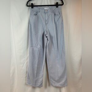 LOFT Soft Blue Gray Straight Leg Jeans Cotton Blend 4/27 SKU 10